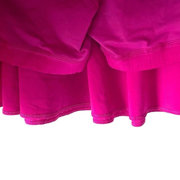 Lululemon Court Rival Hot Pink Perforated Skirt Skort Purple Pink size 2 - Picture 9 of 10